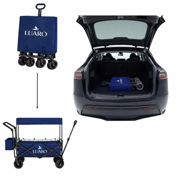 wozek transportowy luaro plazowy skadany z daszkiem i siatka 6a29fd86fb47423297f8b0243fc0bbeb