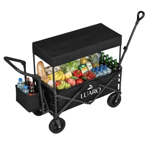 wozek transportowy luaro plazowy skadany z daszkiem i siatka dbfb69d2e3774a459aa74dffcb09e439