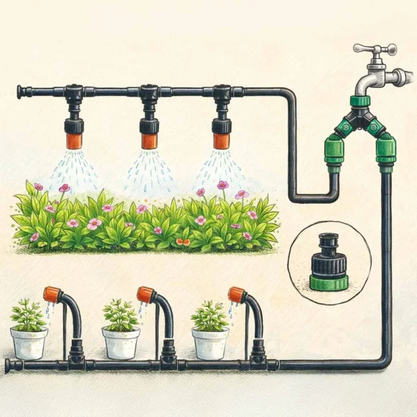 zraszacz ogrodowy luaro kurtyna wodna mgieka system nawadnia dba9f1550fce4440994bccb56077b6c3
